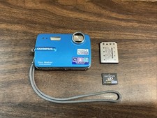 Olympus Stylus Water 550WP Digital Camera Blue 10MP Waterproof 2GB Card Works 33