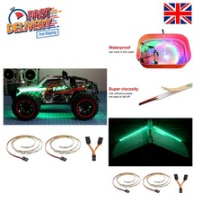 Customizable Green LED Light Strips - 5m Each for Drones and RC Cars - Set of 2