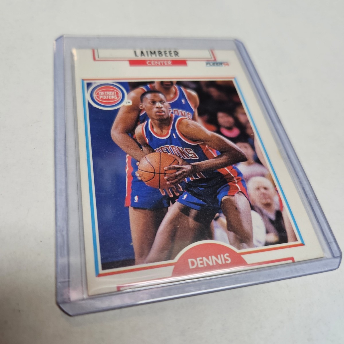 EXTREMELY RARE MISCUT ERROR DENNIS RODMAN BASKETBALL CARD FLEER 90S MINT  /NM | eBay