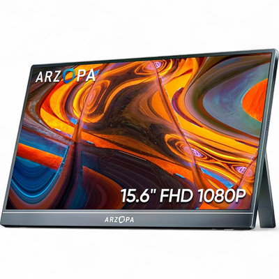 Arzopa A1 15.6” FHD 1080p IPS Portable Travel Monitor A1 GAMUT | eBay