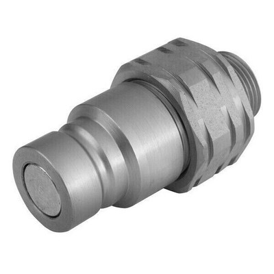 Hydraulik Flachdichtend Kupplung Stecker Flat Face BG3 15L M22x1,5 AG Stucchi