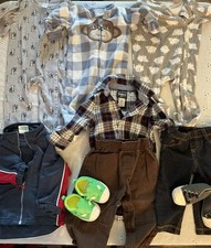 Assorted Lot Of Infant Boys Clothes 9 Months - 7 Pieces