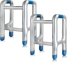 2 Pcs Inflatable Walker Blow up Toy Inflatable Walker PVC Folding Blow up Cane F