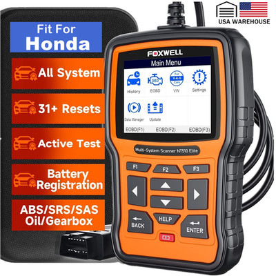 For Honda Acura Bidirectional All System Car OBD2 Scanner Diagnostic Tool EPB