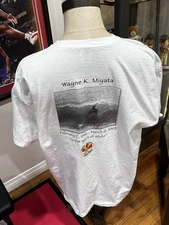 2005 Wayne Miyata Surfboards Surf Tribute Double Sided T Shirt Men’s 2XL