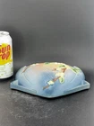 Vintage Roseville Blue Snowberry Wall Pocket IWP-8
