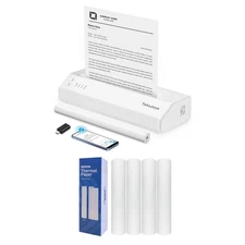 US Letter Thermal Printer Bluetooth Inkless Wireless Portable Printer for Travel