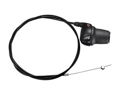 Shimano Nexus C6000 Schwarz,Revo 8Gang Schaltgriff mit Zug und Hülle