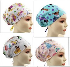 Cartoon Handmade Scrub Cap Doctor Theatre Nurse Hospital