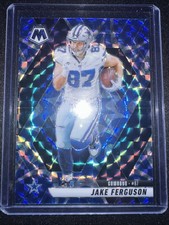 2025 Panini Mosaic Football Jake Ferguson #175 Reactive Blue