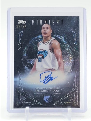 DESMOND BANE 2025-26 TOPPS MIDNIGHT SUN WINTER SOLSTICE AUTO /35 Q3668