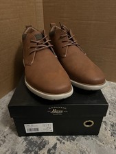 G.H. Bass Co. Men's Benton Tumbled WX Casual Sneaker Boot Brown