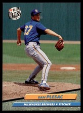1992 Ultra Dan Plesac Milwaukee Brewers #388