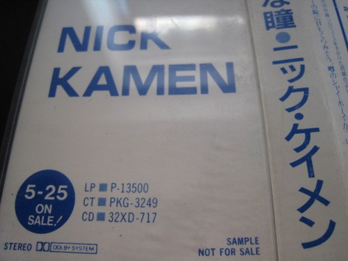 Nick Kamen Each Time You Break My Heart Japan Promo only Cassette Tape Madonna - Picture 3 of 5