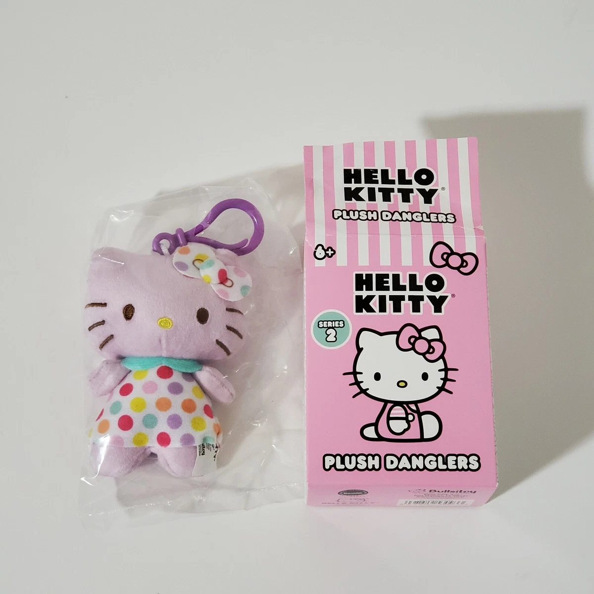 Sanrio Hello Kitty Blind Bag Plush Danglers Backpack Clip OPEN: Purple