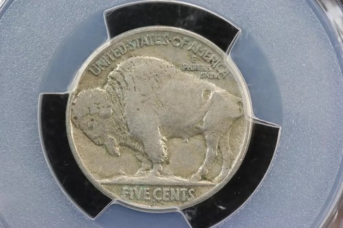 1926-S 5C Buffalo Indian Nickel Pcgs VF25 Undergraded w/80% Horn Nice Hair & Fur - Picture 2 of 4