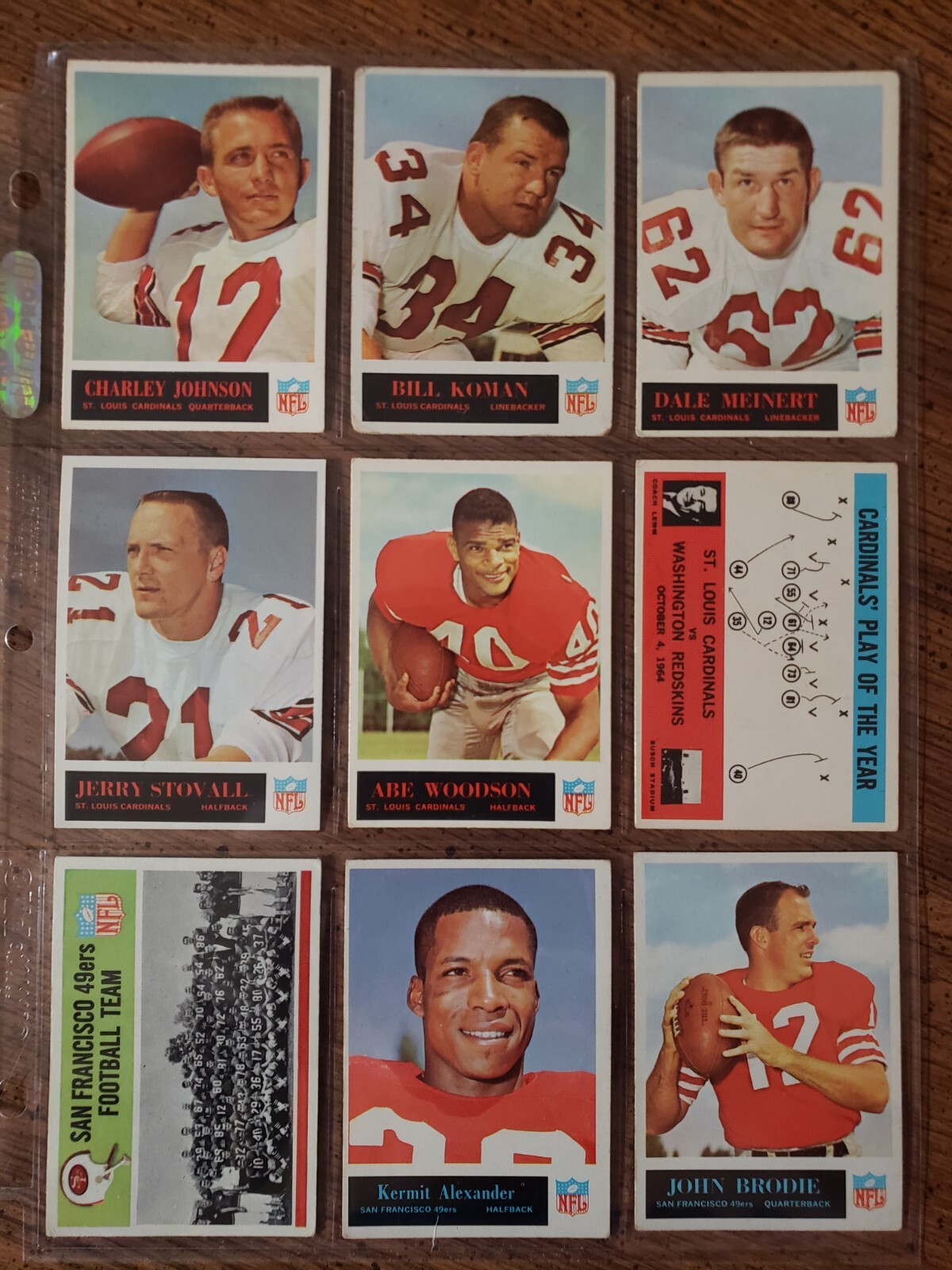 1965 PHILADELPHIA FOOTBALL YOU PICK #1 - #198 ****FREE SHIPPING****