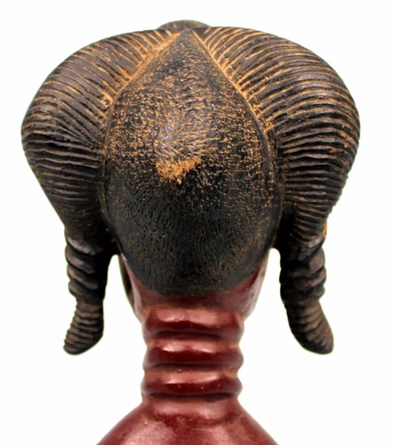 Art Africain African Arte Africano Africana - Buste Femme Colon Agni - 34 Cms - Picture 6 of 11