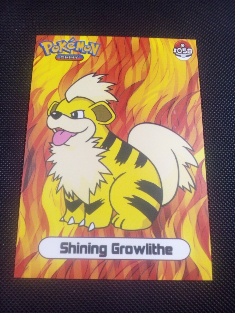 Pokemon 2024 Shiny Infinity Set Shining Growlithe 058 Peru US Seller
