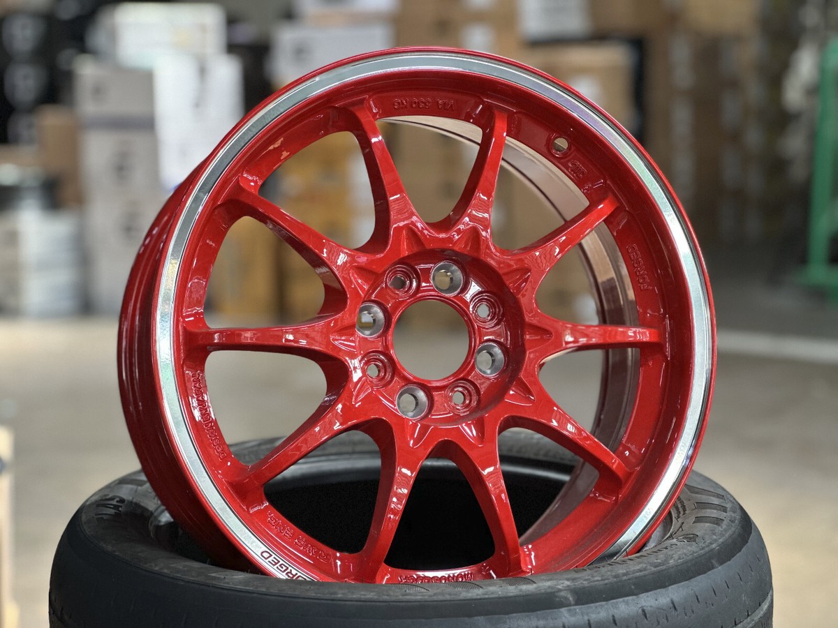 New 16x7J AOW CE28 RED Flow Formed (4 Wheel) 4x100 FIT FOR HONDA