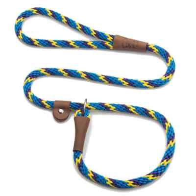 Mendota Dog Leash British Style Slip Lead, Sunset, Made In USA, 4 or 6 Foot
