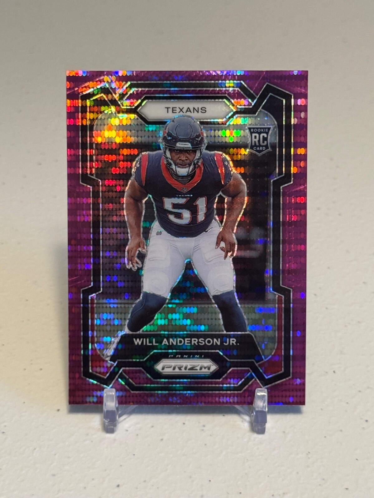 2023 Panini Prizm Purple Pulsar Prizm Will Anderson Jr. RC #342 Texans