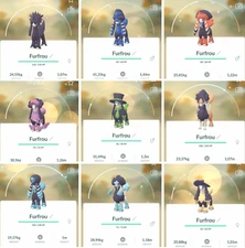 - Shiny furfrou all form - PTC - 20k+ stardust - Description