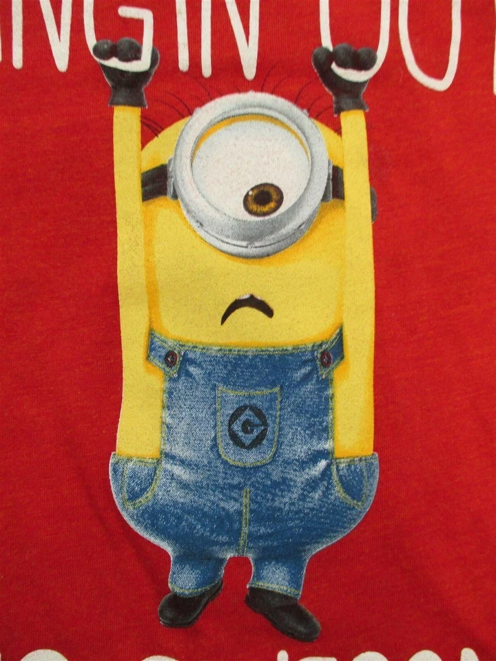 DESPICABLE ME Youth Boy's Size M Awesome Minion Red Crew Neck Cotton Tee - Image 3 of 4