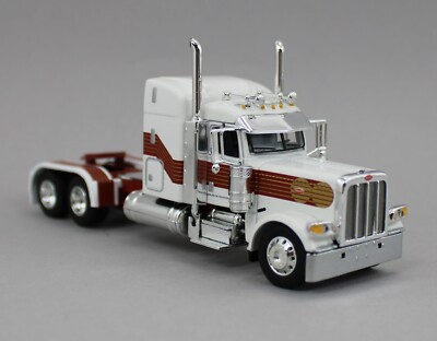 ALL SILVER DCP 1/64 379/389 PETERBILT 9 AMBER LIGHTS CAB TOP