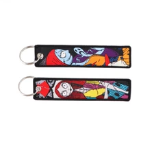 Nightmare Before Christmas Sally Embroidered Double Sided Key Tag Keychain