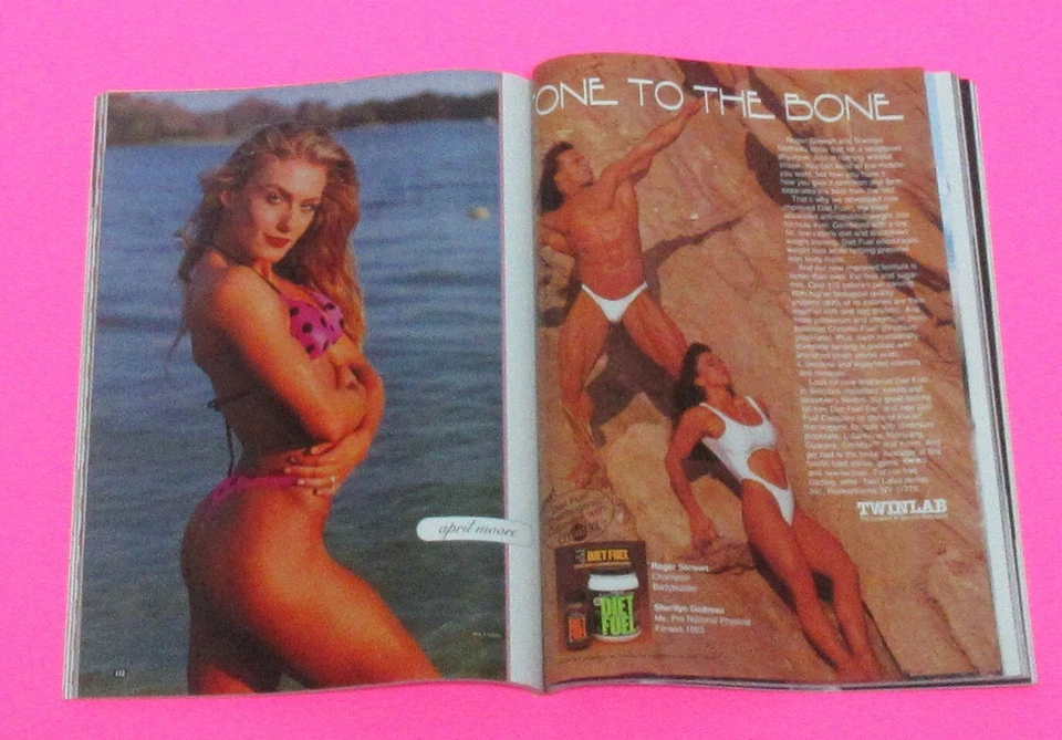 Muscular Development Magazine April 1996 kiana Tom Poster Swimsuit Bikini issue - Image 4 of 4