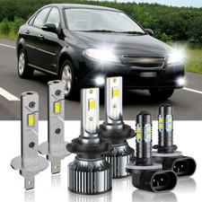 For Chevrolet Optra 2004-2010 6x White Led Headlight Hilo Fog Light Bulbs Kit