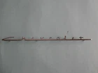 53 54 CHEVROLET DASH SCRIPT BADGE CHROME NEW 1953 1954 CHEV BELAIR EMBLEM