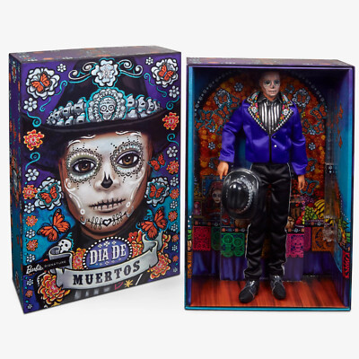 Ken Dia De Los Muertos 2023 Barbie Doll New READY TO SHIP Unopened Shipper
