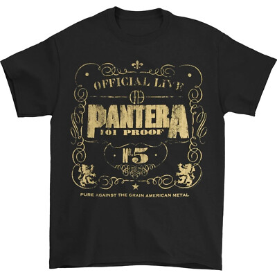 PANTERA cd cvr OFFICIAL LIVE: 101 PROOF Official SHIRT MED New cowboys vulgar