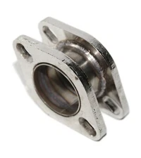 Catback Exhaust Muffler Pipe Extension Flange Steel Adapter 2.5" 2 Bolt Flange
