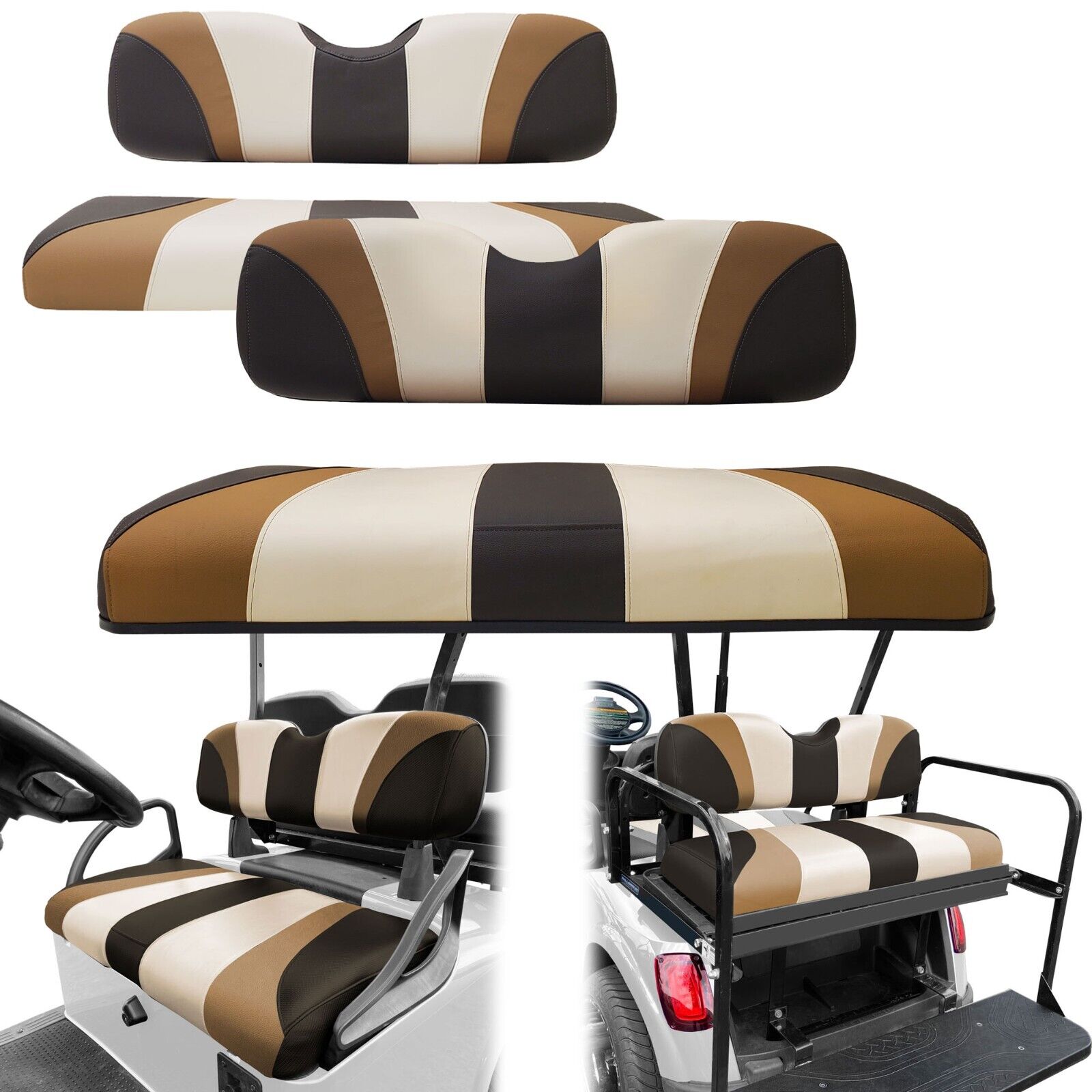 Golf Cart Covers Plus All Weather Golf Cart Seat Cover Fits All EZGO TXT Go  バギー、カート、トライク、コミューター