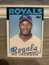 BO JACKSON 1986 TOPPS TRADED ROOKIE CARD #50t K.C. ROYALS RC 