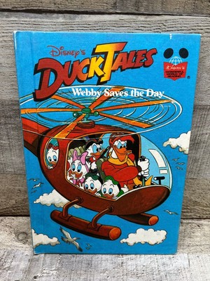 Disney Duck Tales Webby Saves The Day Wonderful World Of Reading Book VTG