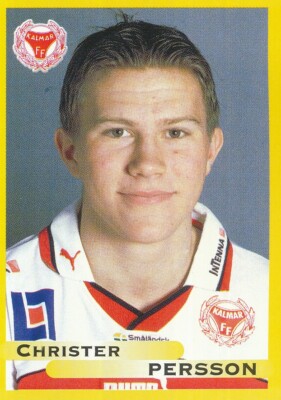 129 CHRISTER PERSSON # SWEDEN KALMAR.FF STICKER FOTBOLL ALLSVENSKAN 1999