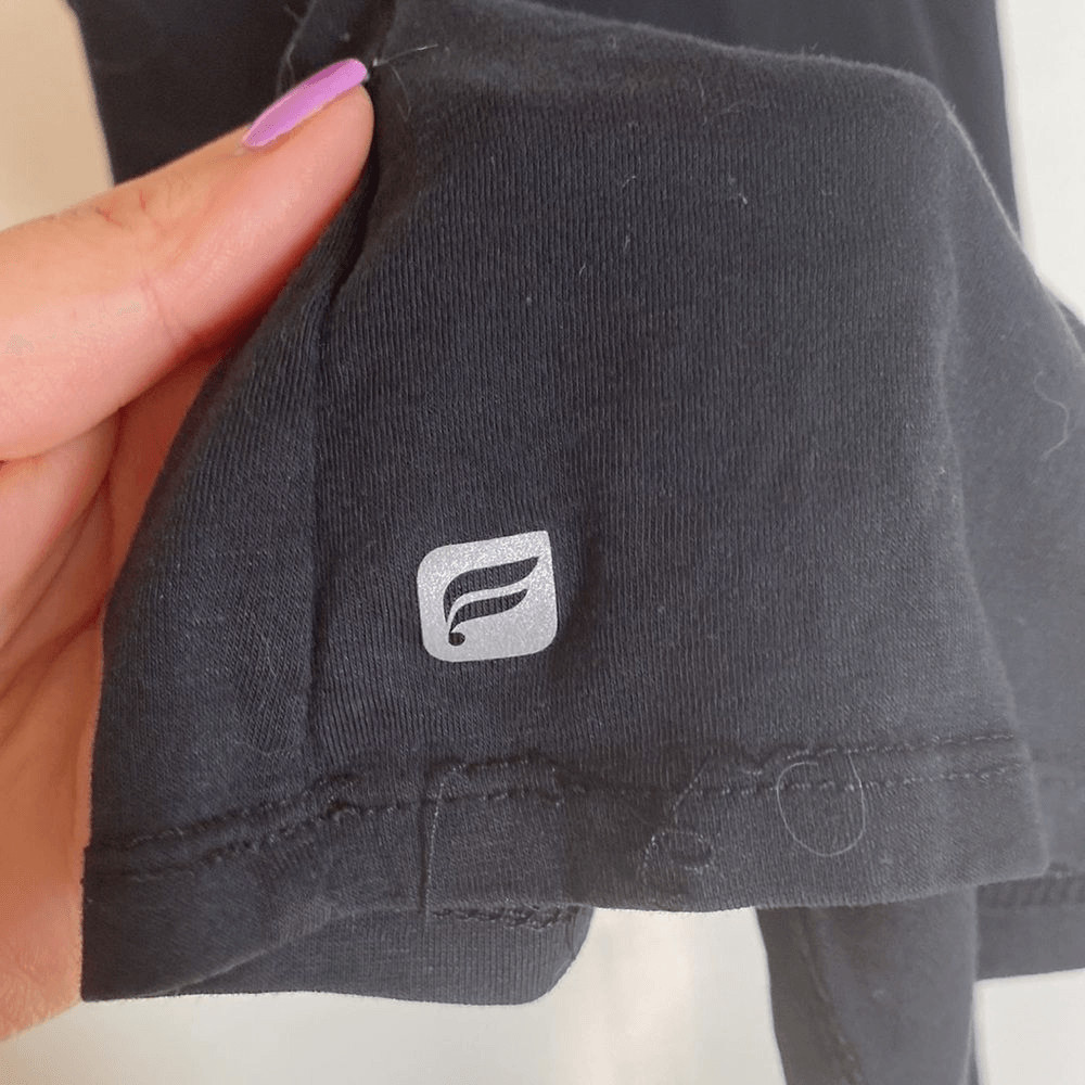 Fabletics black basic tank- size medium - image 4