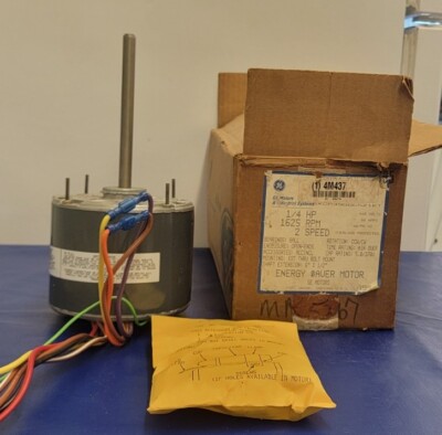 GE GENERAL ELECTRIC CONDENSER FAN MOTOR 5KCP39GGC521ET 460V 1625RPM (1) 4M437.
