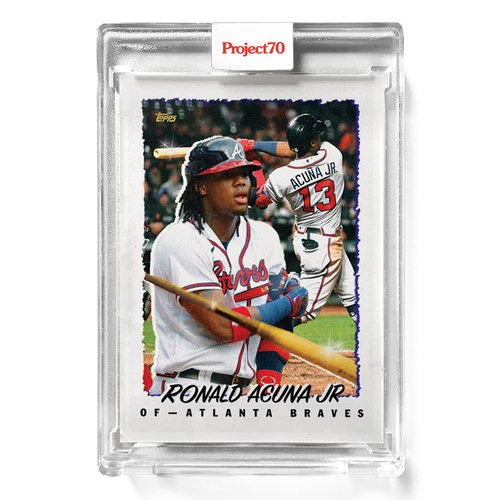 2021 Topps Project 70~1995 Ronald Acuna Jr #790~By Infinite Archives PR:1,014
