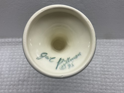1995 Gail Pittman/Vintage/ Ceramic Goblet/6 1/2 “ Tall/ Annabella/Mint - Bild 6 von 10