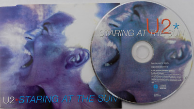 U2 CD Staring At The Sun UK 4 Track REMIXES - Flood Butch Vig, Danny Saber PIC D