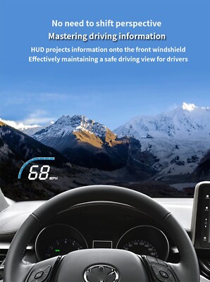 Car HUD Alarm Projector Head Up Display for Toyota C-HR CHR AX10