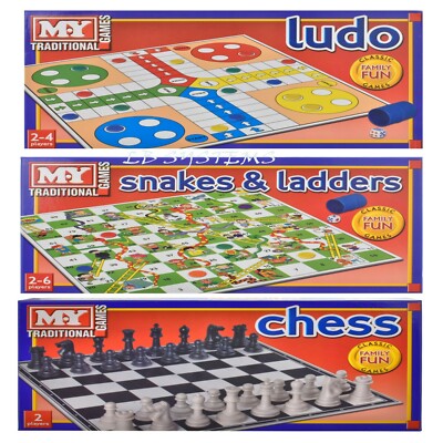Ludo - Gioco Da Tavolo Tradizionale In Scatola - Per 2-4 Giocatori, Dai 6 Anni In Su - Shopping Bazar