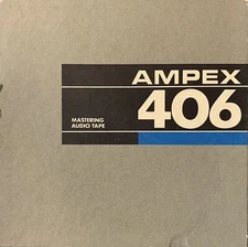 Ampex / Quantegy 406, 1/4" Width Reel Tape, SP, 10" Reel, 2500 ft, Baked & Ready