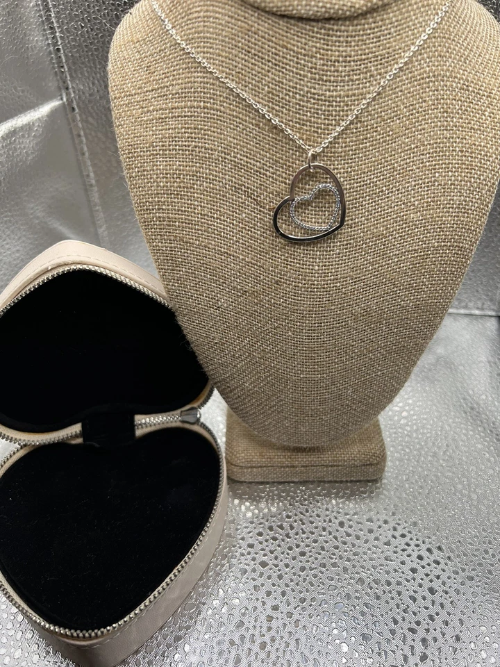 PANDORA навсегда в моем сердце ожерелье-390364CZ - кожаный дорожный чехол и запонки - Изображение 2 из 4