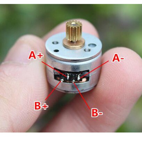 10 Stck./Set Miniatur Zweiphasig Vierdraht Schrittmotor 10 mm/15 mm Schrittmotor - Bild 15 von 22